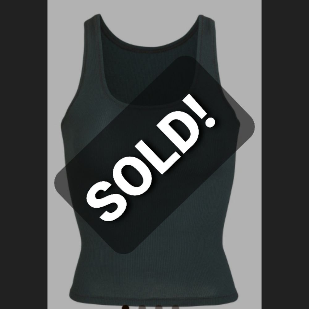 SOLD! SKIMS soft lounge tank cypress